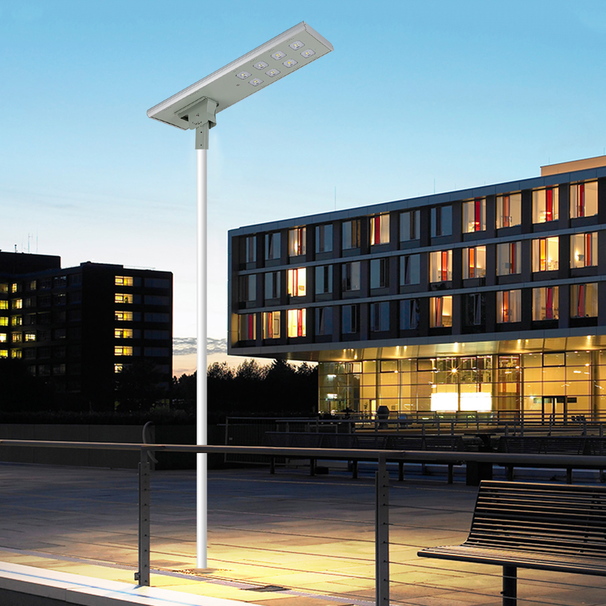 Integrated street lamp