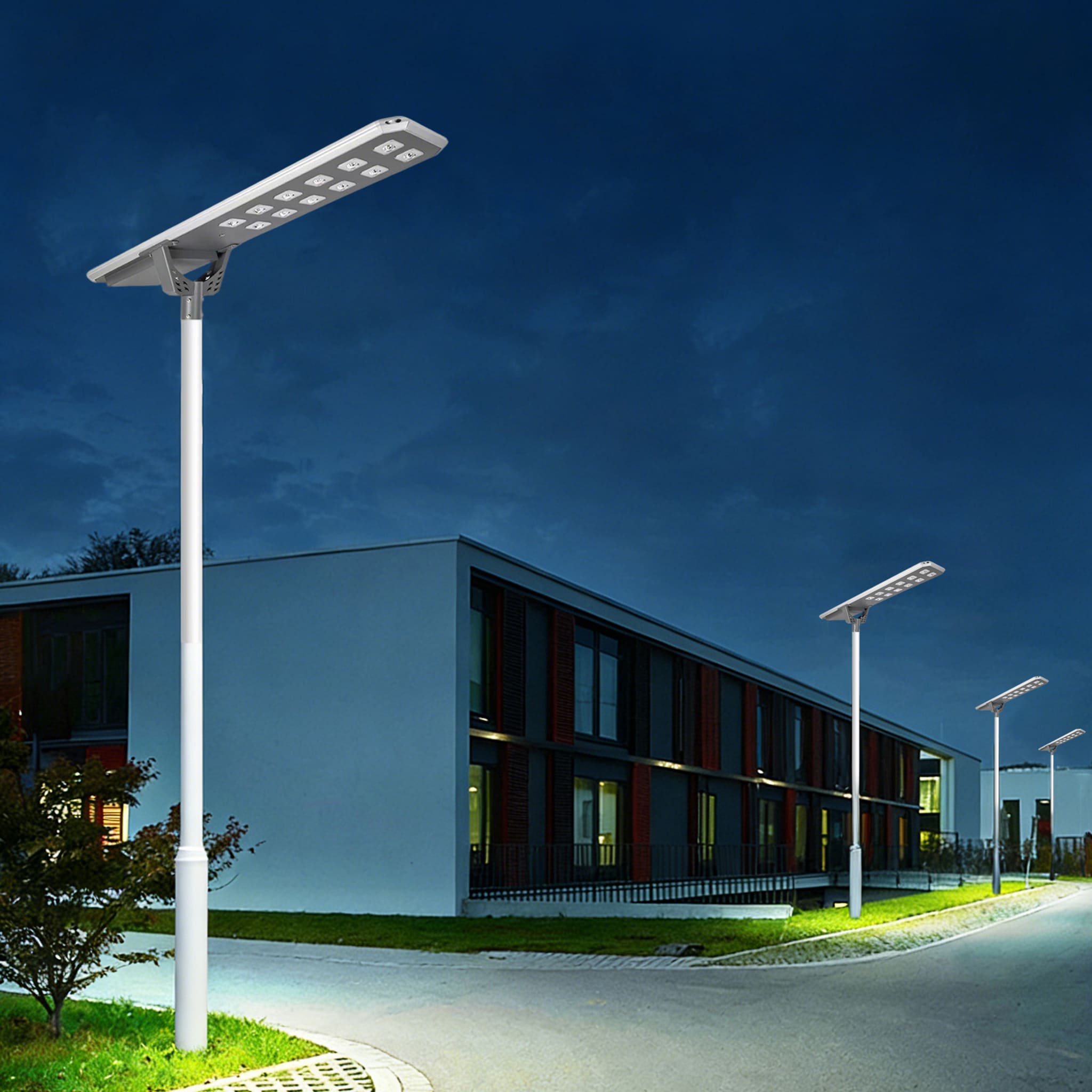 Integrated street lamp