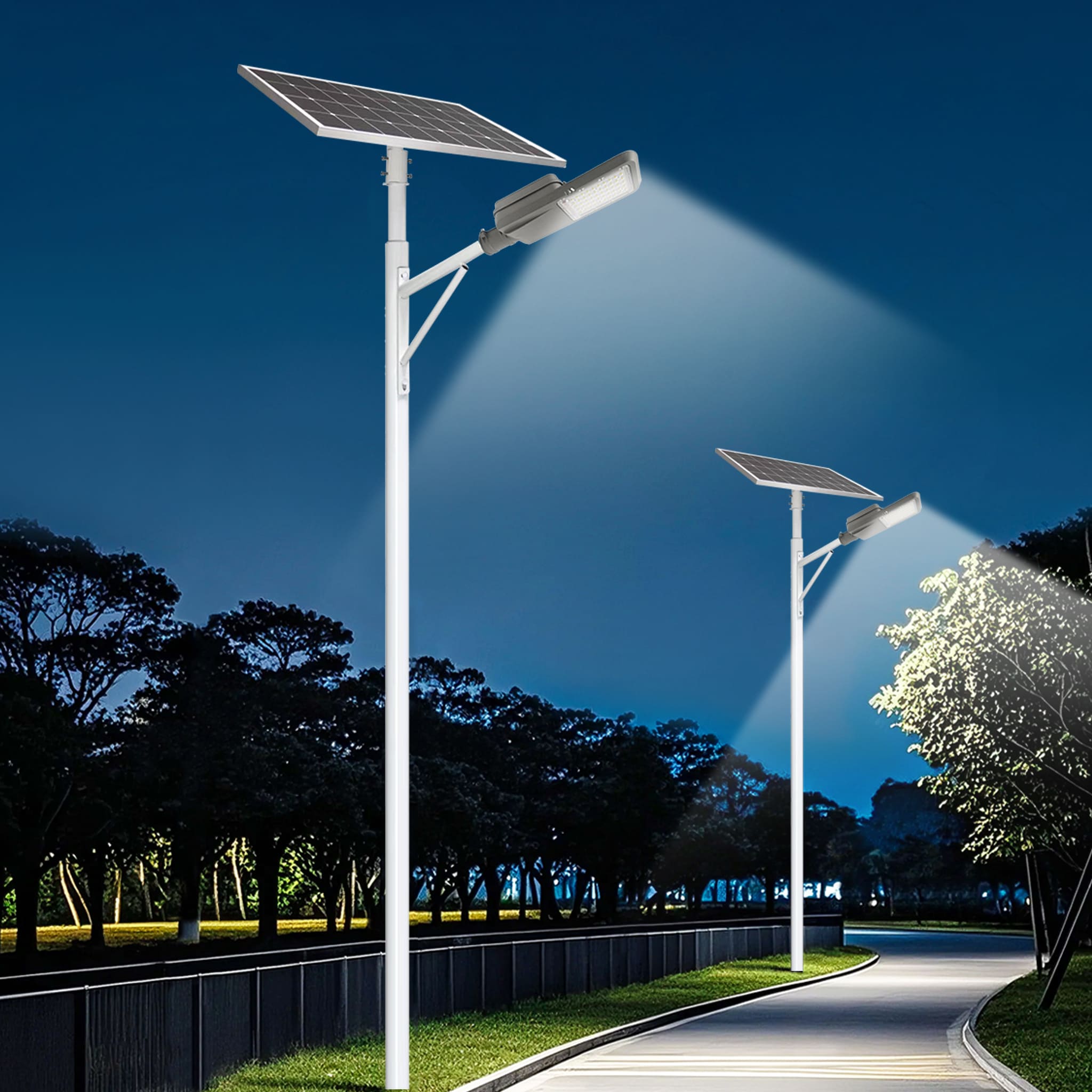 Solar split lamp