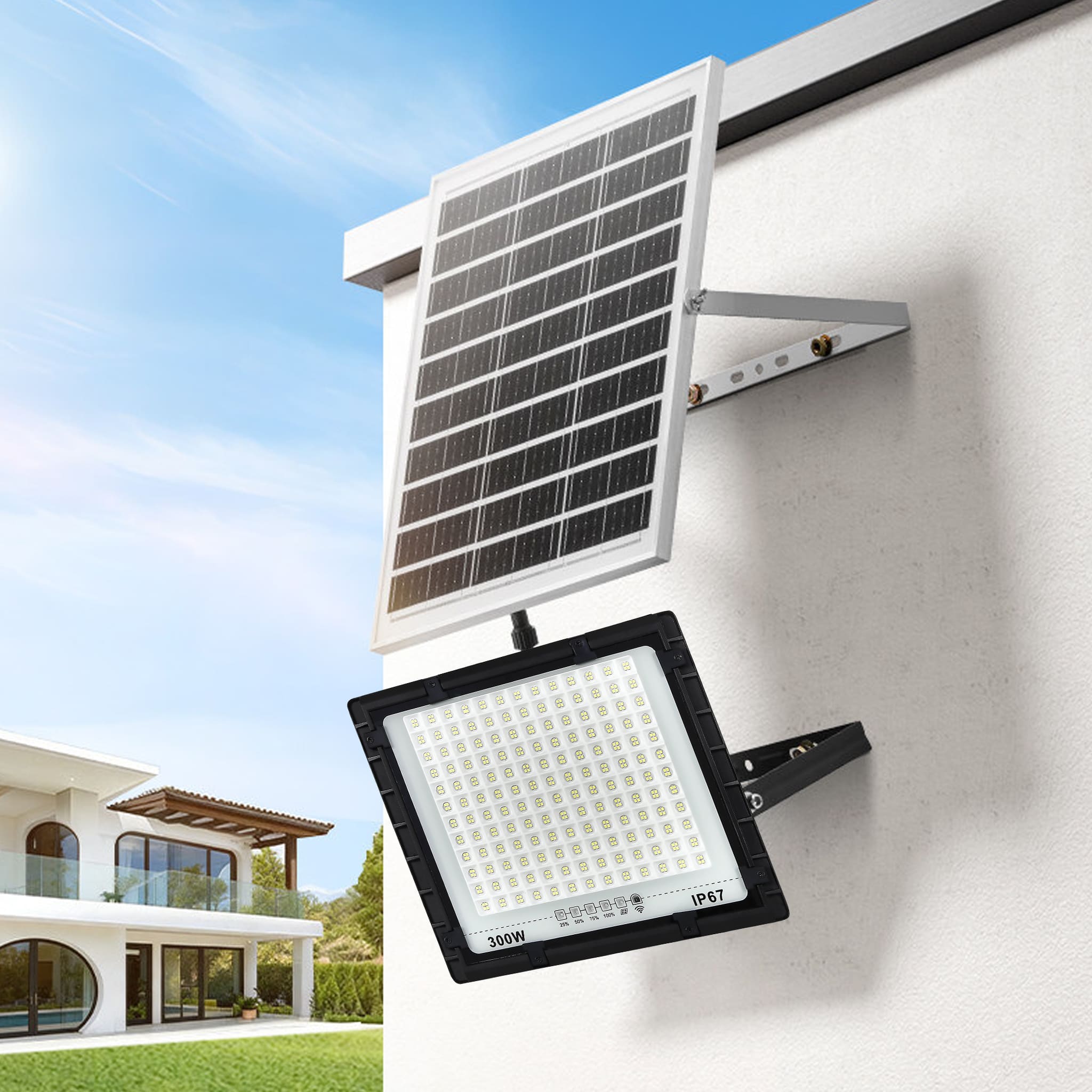 Outdoor Solar Flood Light